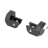 Mounting kit for EVO footrest Black. Ducati Multistrada V4 / V2, DesertX.