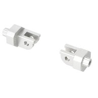 Mounting kit for EVO footrest Silver. Ducati Multistrada V4 / V2, DesertX.