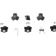 sada zámků pro 3 kufry  DUCS vč. zámku na toolbox a nosičů řady PRO