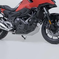 Engine guard Black/Silver. Honda NC700 / NC750 with DCT.