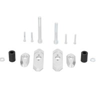 Crash pad holder Black. Honda CB650R E-Clutch (23-).