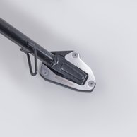 Extension for side stand foot Black/Silver. Ducati Scrambler models (24-).