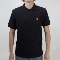 Polo shirt Core Line. Black. Men. Size L.