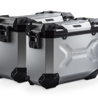 sada bočních kufrů Adventure, stříbrné pro Suzuki V-Strom 800DE  (22-23)