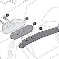padací protektory na Suzuki GSX-8S (22-).