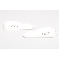 JET chrániče pro řídítka 28 mm bílé-sada