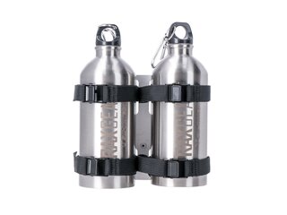 Láhve hliníkové 2x0,6 litru s držákem Láhve hliníkové 2x0,6 litru s držákem