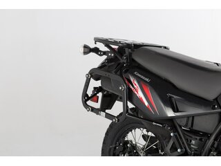 EVO boční nosiče černé. Zesílené. Kawasaki KLR650 (08-).