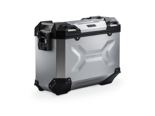 kufr TraX Adventure 37 L stříbrný,levý