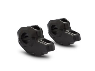 zvýšení řídítek 22 mm, 30mm nahoru,21 mm dozadu,černé zvýšení řídítek 22 mm, 30mm nahoru,21 mm dozadu,černé