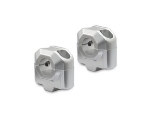 zvýšení řídítek  22 mm H = 25 mm. stříbro.