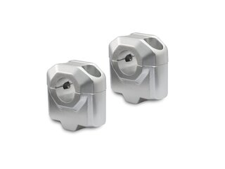 zvýšení řídítek  22 mm H = 30 mm. stříbro.