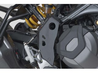 Heel guard Black. Ducati DesertX (22-) / Rally (23-).