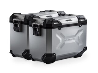 TRAX ADV aluminium case system Silver. 45/45 l. Suzuki GSX-S1000GX (23-).