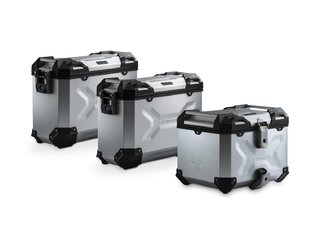 Adventure set TRAX ADV Silver. Moto Guzzi Stelvio (23-). Adventure set TRAX ADV Silver. Moto Guzzi Stelvio (23-).