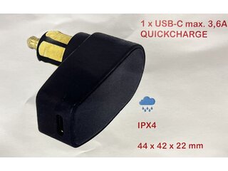 USB 19 nabíječka USB-C, max. 3,6A USB 19 nabíječka USB-C, max. 3,6A