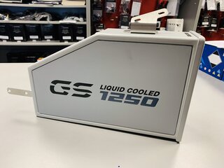 ALU box na nářadí pro R1250GS LC/Adv., šedo-modrý nápis 1250