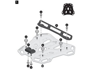 Adapter kit pro ADVENTURE-RACK na Shad Terra.
