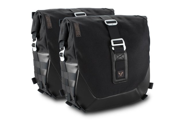 Legend Gear side bag system LC Black Edition Moto Guzzi V7 IV Stone (20-).