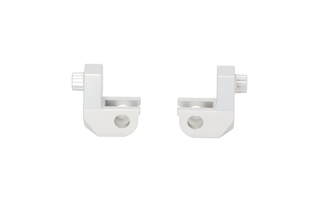 Mounting kit for EVO footrest Silver. Kawasaki Versys 1100 / SE (24-).