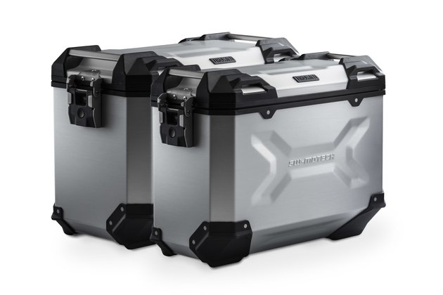 TRAX ADV sada bočních kufrů-stříbrné 37/45 l. Yamaha XT1200Z Super Ténéré.