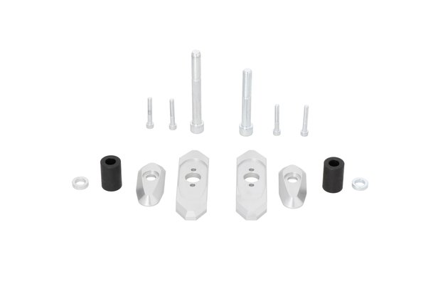 Crash pad holder Black. Honda CB650R E-Clutch (23-).