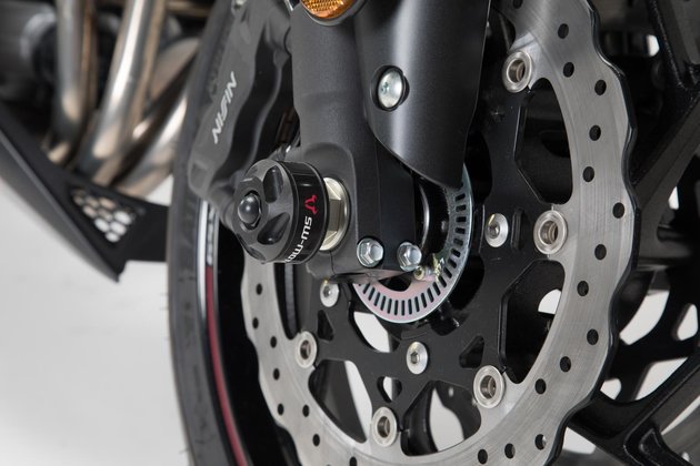 protektory na  přední osu černý Suzuki GSX-S750 (17-).