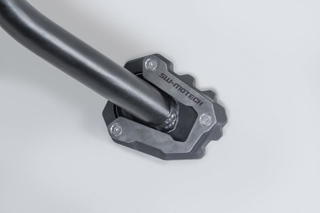 Extension for side stand foot Black/Silver. Triumph Tiger 660 /800 Sport (24-).