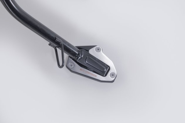 Extension for side stand foot Black/Silver. Ducati Scrambler models (24-).