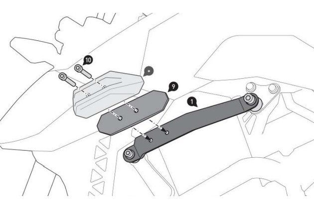 padací protektory na Suzuki GSX-8S (22-).